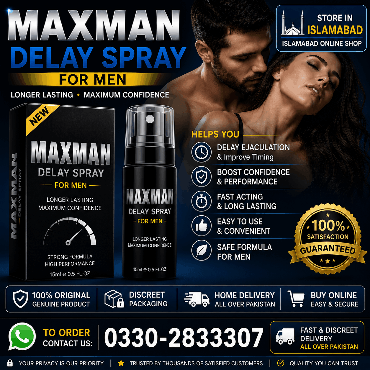 Maxman Delay Spray in Pakistan