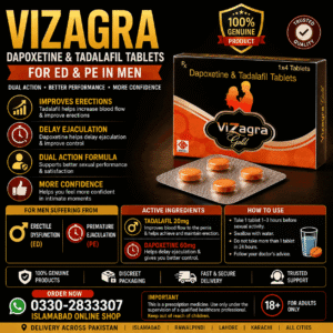 Vizagra Dapoxetine & Tadalafil Tablets