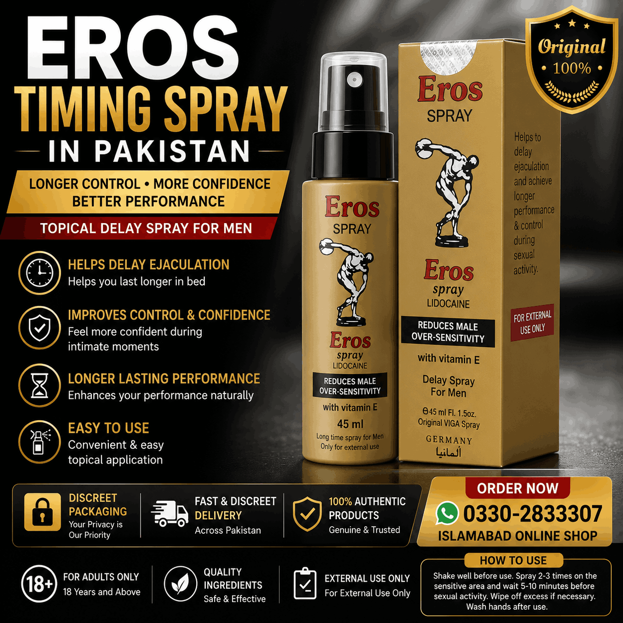 Eros Timing Spray
